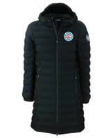 Chicago Fire FC Cutter & Buck Mission Ridge Repreve Eco Insulated Womens Long Puffer Jacket BL_MANN_HG 1