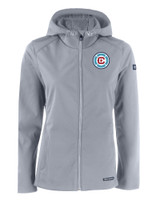 Chicago Fire FC Cutter & Buck Evoke Eco Softshell Recycled Full Zip Womens Jacket CNC_MANN_HG 1