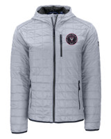 Inter Miami CF Cutter & Buck Rainier Primaloft Eco Mens Full Zip Hooded Jacket POL_MANN_HG 1