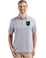 Austin FC - Cutter & Buck Pike Recycled Diamond Dot Print Mens Big & Tall Polo Black Front