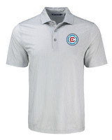 Chicago Fire FC Cutter & Buck Pike Eco Shadow Check Print Recycled Mens Big & Tall Polo POL_MANN_HG 1