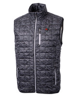 Texas Tech Red Raiders College Vault- Cutter & Buck Rainier PrimaLoft® Mens Eco Insulated Full Zip Printed Puffer Vest BL_MANN_HG 