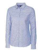 Kardex Cutter & Buck Stretch Oxford Womens Long Sleeve Dress Shirt LTB_MANN_HG 1