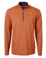 Kardex Cutter & Buck Virtue Eco Pique Micro Stripe Recycled Mens Quarter Zip CLON_MANN_HG 1