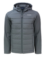Kardex Cutter & Buck Evoke Hybrid Softshell Recycled Full Zip Mens Hooded Jacket EG_MANN_HG 1
