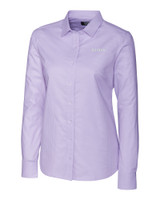 Kardex Cutter & Buck Stretch Oxford Stripe Womens Long Sleeve Dress Shirt OPL_MANN_HG 1