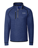 Kardex Cutter & Buck Mainsail Sweater-Knit Mens Half Zip Pullover Jacket TBH_MANN_HG 1