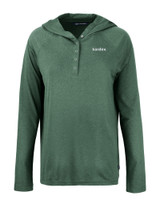 Kardex Cutter & Buck Coastline Epic Comfort Eco Recycled Womens Hooded Shirt HT_MANN_HG 1