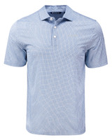 Kardex Cutter & Buck Pike Eco Diamond Dot Print Recycled Mens Big & Tall Polo NVBU_MANN_HG 1
