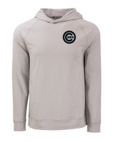 Chicago Cubs Mono Cutter & Buck Adapt Knit Recycled Mens Heathered Hooded Pullover POH_MANN_HG 1