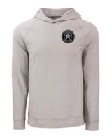 Houston Astro Mono Cutter & Buck Adapt Knit Recycled Mens Heathered Hooded Pullover POH_MANN_HG 1