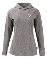 San Francisco Giants Mono Cutter & Buck Adapt Knit Recycled Womens Heathered Hooded Pullover BLH_MANN_HG 1