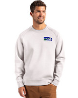 Seattle Seahawks Historic Cutter & Buck Roam Recycled Crew Neck Mens Pullover SLI_PRO_HG 
