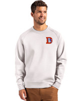 Denver Broncos Historic Cutter & Buck Roam Recycled Crew Neck Mens Pullover SLI_PRO_HG 