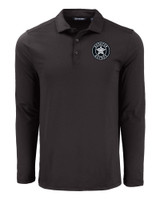 Houston Astro Mono Cutter & Buck Coastline Epic Comfort Eco Recycled Mens Long Sleeve Polo BL_MANN_HG 1