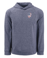 San Francisco Giants Stars & Stripes Cutter & Buck Adapt Knit Recycled Mens Heathered Hooded Pullover NVH_MANN_HG 1