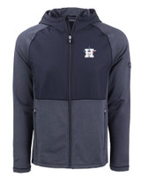 Houston Astros Stars & Stripes Cutter & Buck Peshastin Fleece Recycled Mens Hybrid Jacket NVH_MANN_HG 1