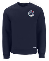 Chicago Cubs Stars & Stripes Cutter & Buck Roam Recycled Crew Neck Mens Pullover NVBU_MANN_HG 1