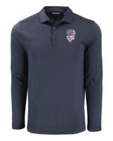 San Francisco Giants Stars & Stripes Cutter & Buck Coastline Epic Comfort Eco Recycled Mens Long Sleeve Polo NVBU_MANN_HG 1