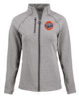 HoustonAstrosCooperstown- Cutter & Buck Peshastin Fleece Recycled Womens Full Zip Jacket EGH_MANN_HG 1