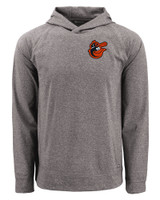 Baltimore Orioles Cooperstown Cutter & Buck Adapt Knit Recycled Mens Heathered Hooded Pullover BLH_MANN_HG 1