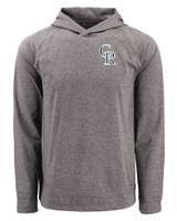 Colorado Rockies City Connect Cutter & Buck Adapt Knit Recycled Mens Heathered Hooded Pullover BLH_MANN_HG 1