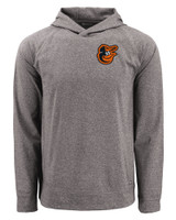 Baltimore Orioles Cutter & Buck Adapt Knit Recycled Mens Heathered Hooded Pullover BLH_MANN_HG 1