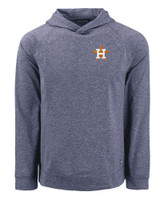 Houston Astros Cutter & Buck Adapt Knit Recycled Mens Heathered Hooded Pullover NVH_MANN_HG 1