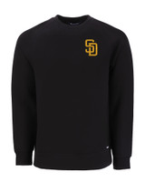 San Diego Padres Cutter & Buck Roam Recycled Crew Neck Mens Pullover BL_MANN_HG 1