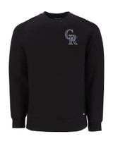 Colorado Rockies Cutter & Buck Roam Recycled Crew Neck Mens Pullover BL_MANN_HG 1
