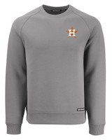 Houston Astros Cutter & Buck Roam Recycled Crew Neck Mens Pullover EG_MANN_HG 1