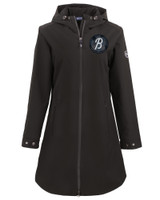 Baltimore Orioles City Connect Cutter & Buck Camano Everyday Stretch Recycled Womens Water Resistant Jacket BL_MANN_HG 1