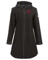 Cincinnati Reds City Connect Cutter & Buck Camano Everyday Stretch Recycled Womens Water Resistant Jacket BL_MANN_HG 1