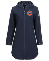 HoustonAstrosCooperstown- Cutter & Buck Camano Everyday Stretch Recycled Womens Water Resistant Jacket NVBU_MANN_HG 1