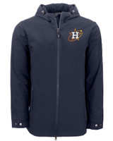 Houston Astros City Connect Cutter & Buck Camano Everyday Stretch Recycled Mens Water Resistant Jacket NVBU_MANN_HG 1