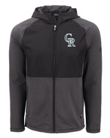 Colorado Rockies City Connect Cutter & Buck Peshastin Fleece Recycled Mens Hybrid Jacket BLH_MANN_HG 1