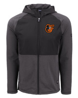 Baltimore Orioles Cutter & Buck Peshastin Fleece Recycled Mens Hybrid Jacket BLH_MANN_HG 1