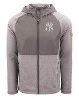 New York Yankees Cutter & Buck Peshastin Fleece Recycled Mens Hybrid Jacket EGH_MANN_HG 1