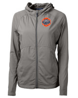HoustonAstrosCooperstown- Cutter & Buck Adapt Eco Knit Hybrid Recycled Womens Full Zip Jacket EG_MANN_HG 1