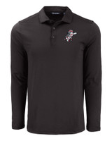 Cincinnati Reds Cooperstown Cutter & Buck Coastline Epic Comfort Recycled Mens Long Sleeve Polo BL_MANN_HG 1