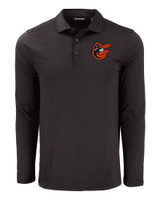 Baltimore Orioles Cooperstown Cutter & Buck Coastline Epic Comfort Eco Recycled Mens Long Sleeve Polo BL_MANN_HG 1