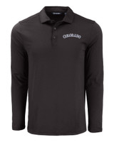 Colorado Rockies Cooperstown Cutter & Buck Coastline Epic Comfort Eco Recycled Mens Long Sleeve Polo BL_MANN_HG 1