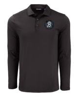 Baltimore Orioles City Connect Cutter & Buck Coastline Epic Comfort Eco Recycled Mens Long Sleeve Polo BL_MANN_HG 1
