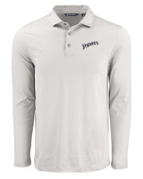 San Diego Padres Cooperstown Cutter & Buck Coastline Epic Comfort Eco Recycled Mens Long Sleeve Polo CNC_MANN_HG 1