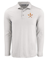 Houston Astros Cutter & Buck Coastline Epic Comfort Eco Recycled Mens Long Sleeve Polo CNC_MANN_HG 1