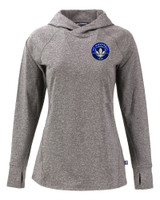 CF Montréal Cutter & Buck Adapt Knit Recycled Womens Heathered Hooded Pullover BLH_MANN_HG 1