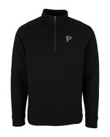 Atlanta Falcons Cutter & Buck Big & Tall Coastal Half-Zip Black Mannequin