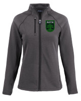 Austin FC - Cutter & Buck Peshastin Fleece Recycled Womens Full Zip Jacket BLH_MANN_HG 1