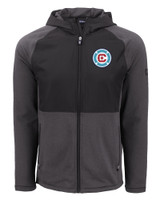 Chicago Fire FC Cutter & Buck Peshastin Fleece Recycled Mens Hybrid Jacket BLH_MANN_HG 1