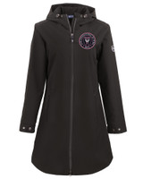 Inter Miami CF Cutter & Buck Camano Everyday Stretch Recycled Womens Water Resistant Jacket BL_MANN_HG 1